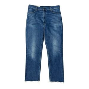 Imogene + Willie Elizabeth Frayed Hem Cropped Jeans size 32